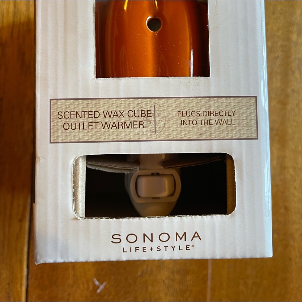 Sonoma scented wax cube warmer